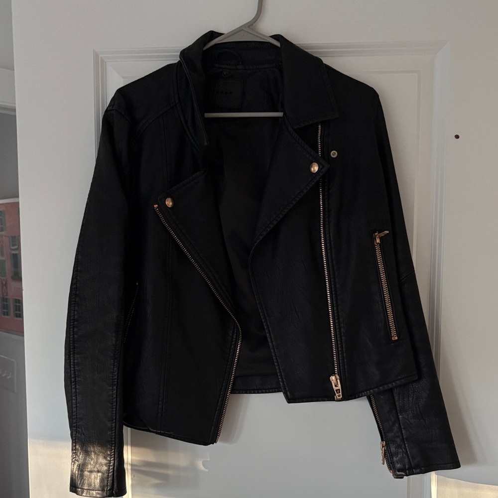 BlankNYC Black Faux Leather Jacket